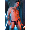 Breedwell Jockstrap Equalizer Noir-Rose neon